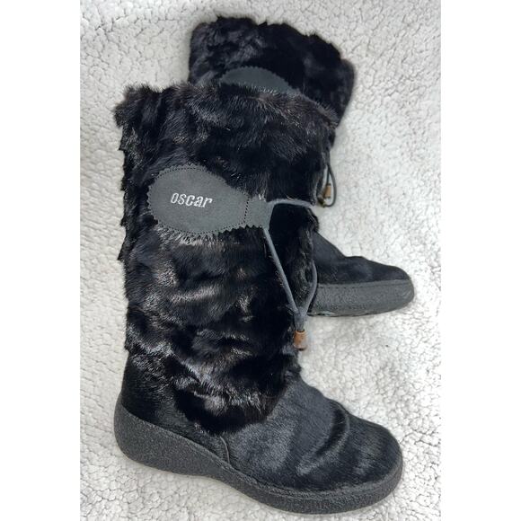 Oscar Sport Real Fur Boots Womens - Size 36/6 - Picture 1 of 9